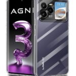Crystal Clear Transparent Back Cover Case Compatible with Lava Agni 3 5G Shockproof Flexible TPU Silicone Case with Raised Edges for Full Body & Camera Protection