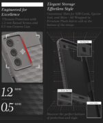 Back Cover for Realme 14x 5G | Realme Narzo 80x | P3x with Hexa Cube Design | Ultra Slim Soft Case | Velvet Fabric | Matte Silicone Flexible Mobile Case | Camera Protection - Grey - Image 6