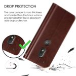 Shock Proof Flip Cover Back Case for Motorola Moto G4 Play | Magnetic Wallet Leather Case with Stand - Image 4