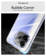 Transparent Back Cover Case for iQOO Neo 10R 5G | Raised Bumps for Full Device & Camera Protection Shockproof TPU Silicone Back Case Mobile Cover Transparent - Image 4