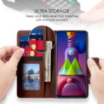 Shock Proof Flip Cover Back Case for Xiaomi Mi Redmi 5A | Magnetic Wallet Leather Case with Stand - Image 3