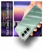 Crystal Clear Transparent Back Cover Case Compatible with Infinix Hot 50 5G Shockproof Flexible TPU Silicone Case with Full Body & Camera Protection Transparent - Image 6