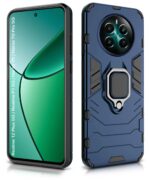 Shock Proof Back Case Mobile Cover for Realme Narzo 70 | Narzo 70 Pro | Realme 12 Plus | P1 5G | Back Cover Case (Tough Armor | Hybrid PC + TPU | Ring Holder & in-Built Kickstand | Blue) - Image 3