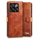 Shock Proof Flip Cover Back Case for 1+ Oneplus 10T 5G | Magnetic Wallet Leather Case with Stand - Image 3