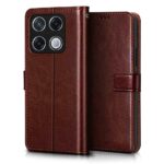 Shock Proof Flip Cover Back Case for Infinix Gt 20 Pro | Magnetic Wallet Leather Case with Stand - Image 3