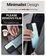 Shockproof Crystal Clear 1+ OnePlus Nord CE 2 5G Back Cover Case | 360 Degree Protection | Transparent Mobile Back Cover Case for OnePlus Nord CE 2 5G (Hybrid PC + TPU | Black Bumper) - Image 5