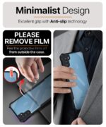 Shock Proof Clear Back Case Mobile Cover for Samsung Galaxy M11 | (Hard | Hybrid PC + TPU | Full Armour Device & Camera Protection | Black) - Image 5