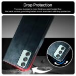 Shock Proof Flip Cover Back Case for Samsung Galaxy M55 5G | Magnetic Wallet Leather Case with Stand - Image 8