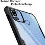 Shock Proof Clear Back Cover Case Mobile Cover for Samsung Galaxy M21 | M30s | M21 2021 (Hard | Hybrid PC + TPU | Full Armour Device & Camera Protection | Black) - Image 5