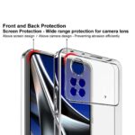 Flexible Shockproof Crystal Clear TPU Back Cover Case Full Protection with Cushioned Edges Clear TPU Back Case Cover for Poco X4 Pro Transparent - Image 3