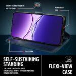 Shock Proof Flip Cover Back Case for Oppo F29 5G | Magnetic Wallet Leather Case with Stand - Image 5