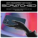 kelpuj Back Cover for Motorola Moto Edge 50 Pro | Ultra Slim Soft Rubberised Case | Inner Velvet Fabric Lining | Matte Silicone Flexible Mobile Case | Camera Protection - Blue - Image 8