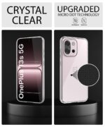 Transparent Back Cover Case for 1+ OnePlus 13s 5G | Raised Bumps for Full Device & Camera Protection Shockproof TPU Silicone Back Case Mobile Cover Transparent - Image 3