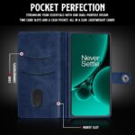 Shock Proof Flip Cover Back Case for 1+ Oneplus Nord Ce 3 5G | Magnetic Wallet Leather Case with Stand - Image 4