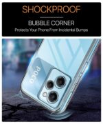 Ultra-Hybrid Crystal Clear Back Case Cover for Poco X5 Pro 5G | Hard Back | Slim Fit Shockproof Design | Camera Protection Bump | Back Cover Case (PC,TPU | Transparent) - Image 4