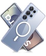 UltraHybrid Back Case Cover for Samsung Galaxy S25 Ultra 5G | Compatible with MagSafe | Drop and Camera Protection | Shock Proof Crystal Clear Mobile Back Case (PC+TPU, Transparent) - Image 4