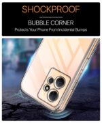 Crystal Clear Transparent Back Case Cover for Xiaomi Redmi Note 12 4G | Full Device & Camera Protection Shockproof TPU | Flexible Silicone Back Cover Case Transparent - Image 8