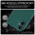 Back Cover for Samsung Galaxy A06 | Ultra Slim Soft Rubberised Case | Inner Velvet Fabric Lining | Matte Silicone Flexible Mobile Case | Camera Protection - Green - Image 3