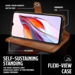 Shock Proof Flip Cover Back Case for Xiaomi Redmi 12C | Magnetic Wallet Leather Case with Stand - Image 8