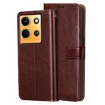 Shock Proof Flip Cover Back Case for Infinix Note 30 5G | Magnetic Wallet Leather Case with Stand - Image 2