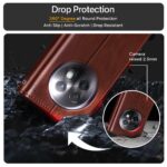 Shock Proof Flip Cover Back Case for Realme 13 Plus 5G | Magnetic Wallet Leather Case with Stand - Image 5