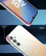 kelpuj Crystal Clear Transparent Back Case for Compatible with Samsung Galaxy A34 5G | Shockproof TPU Silicone Cover | Full Body & Camera Protection Transparent - Image 6