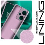 Back Cover for 1+ OnePlus Nord CE 3 5G | Ultra Slim Soft Rubberised Case | Inner Velvet Fabric Lining | Matte Silicone Flexible Mobile Case | Camera Protection - Lilac - Image 4