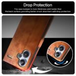 Shock Proof Flip Cover Back Case for Xiaomi Mi Redmi Note 13 Pro Plus 5G | Magnetic Wallet Leather Case with Stand - Image 8