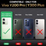 Shock Proof Flip Cover Back Case for Vivo Y200 Pro 5G | Magnetic Wallet Leather Case with Stand - Image 2