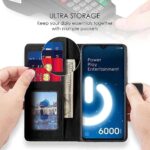 Shock Proof Flip Cover Back Case for Tecno Spark Power 2 | Magnetic Wallet Leather Case with Stand - Image 3