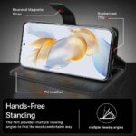 Shock Proof Flip Cover Back Case for Honor 90 5G | Magnetic Wallet Leather Case with Stand - Image 5
