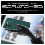 Back Cover for Tecno Pova 6 Neo 5G | Ultra Slim Soft Rubberised Case | Inner Velvet Fabric Lining | Matte Silicone Flexible Mobile Case | Camera Protection - Green - Image 4