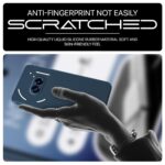 kelpuj Back Cover for Nothing Phone 2a | Nothing Phone 2a Plus | Ultra Slim Soft Rubberised Case | Inner Velvet Fabric Lining | Matte Silicone Flexible Mobile Case | Camera Protection - Blue - Image 8