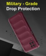 Ultimate Silicon Back Cover Case for Samsung Galaxy M33 5G | Military Grade Drop Protection Shockproof Bumper | AntiSlip Grip | Scratch Proof MicroFibre Cloth Inside (Crimson Red) - Image 6
