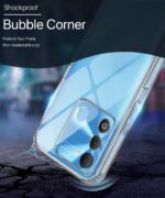 Crystal Clear Transparent Back Case Cover for Tecno Spark 9 | Full Device & Camera Protection Shockproof TPU Silicone Back Cover Case Transparent - Image 4