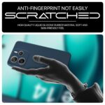 Back Cover for Redmi Note 14 SE 5G | Redmi Note 14 5G | Ultra Slim Soft Rubberised Case | Inner Velvet Fabric | Matte Silicone Flexible Mobile Case | Camera Protection - Blue - Image 8