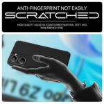 Back Cover for iQOO Z9 Lite | Vivo T3 Lite 5G | Y18t | Y18 | Y18e | Y03 | Y28s | Y37| Slim Soft Rubberised | Inner Fabric Lining | Silicone Flexible Mobile Case | Camera Protection - Black - Image 8