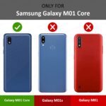 Shock Proof Flip Cover Back Case for Samsung Galaxy M01 Core | Magnetic Wallet Leather Case with Stand - Image 2