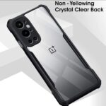 Polycarbonate Shockproof Crystal Clear OnePlus 9 Pro 5G Back Cover 360 Degree Protection Protective Design Transparent Bumper Back Cover for 1+ OnePlus 9 Pro 5G (Black) - Image 5