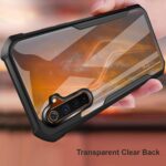 Polycarbonate Shock Proof Clear Protective Back Case for Realme 6 Pro - Airedge Technology | 360 Degree Camera Protection | Back Case Mobile Cover for Realme 6 Pro - Black - Image 4