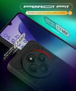 Ultimate Silicone Back Cover Case for Redmi A4 5G | Poco C75 5G | 14C 5G | Poco M7 | Heat Dissipation Thin Soft TPU | 360? Camera Protection | Breathable Cooling Holes ? Pitch Black - Image 8