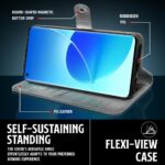 Shock Proof Flip Cover Back Case for Oppo Reno 6 Pro 5G | Magnetic Wallet Leather Case with Stand - Image 5