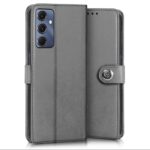 Shock Proof Flip Cover Back Case for Samsung Galaxy M34 5G | Magnetic Wallet Leather Case with Stand - Image 4