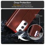 Shock Proof Flip Cover Back Case for Samsung Galaxy A35 5G | Magnetic Wallet Leather Case with Stand - Image 8