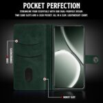 Shock Proof Flip Cover Back Case for Realme Gt 6T 5G | Magnetic Wallet Leather Case with Stand - Image 6