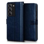 Shock Proof Flip Cover Back Case for Realme 14X 5G | Magnetic Wallet Leather Case with Stand - Image 4