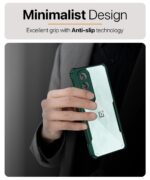 kelpuj TPU Shock Proof Clear Protective Back Case for 1+ Oneplus Nord Ce 4 5G-Airedge Technology|360 Degree Camera Protection|Transparent Hybrid Back Case Mobile Cover-Green - Image 8