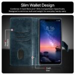 Shock Proof Flip Cover Back Case for Xiaomi Mi Redmi Note 6 Pro | Magnetic Wallet Leather Case with Stand - Image 4