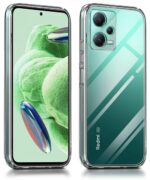Crystal Clear Transparent Back Case Cover for Redmi Note 12 5G | Poco X5 5G | Full Device & Camera Prorection Shockproof TPU Silicone Back Cover Case Transparent - Image 4
