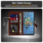 Shock Proof Flip Cover Back Case for Hmd Crest Max 5G | Magnetic Wallet Leather Case with Stand - Image 6